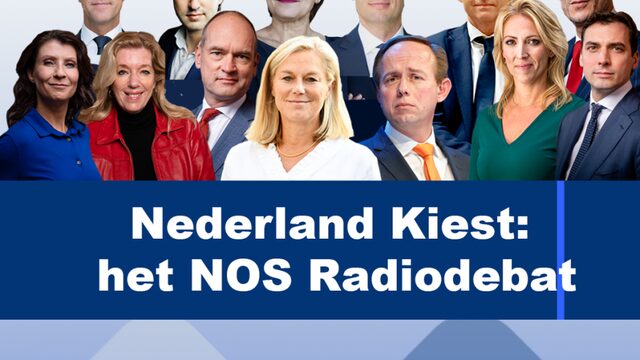 Eerste Verkiezingsdebat NOS live op NPO Radio 1