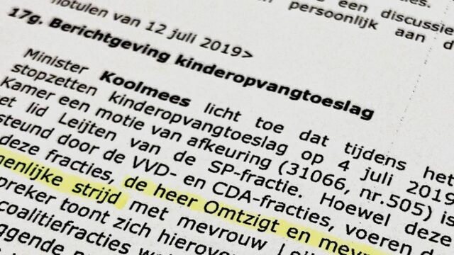 Bespreking van de openbaar gemaakte notulen met politiek verslaggever Lars Geerts