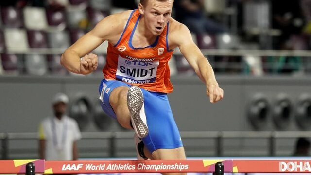 Nick Smidt is de eerste Nederlandse man op de WK 400 meter horden