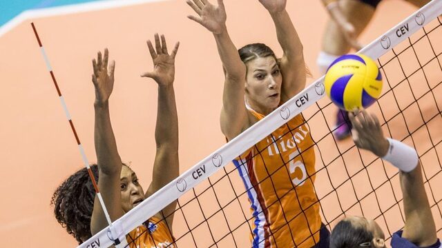 Volleybalsters gaan voor een medaille