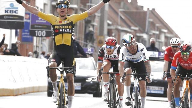 Wout van Aert in orde een week voor de Ronde