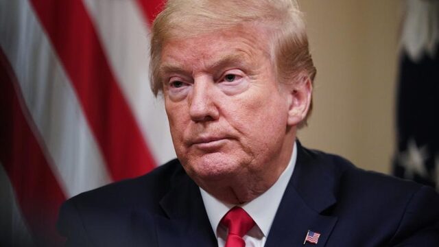 Persconferentie Trump: 'Je zag dat hij kort gehouden was'