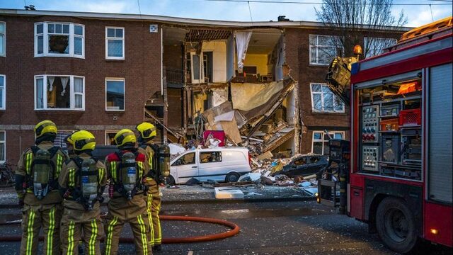 Laatste gewonde uit ingestort pand Den Haag bevrijd