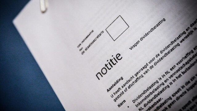 Rabobank-econoom: Schaf dividendbelasting niet af