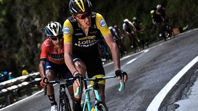 Robert Gesink moet Giro missen na val in Luik