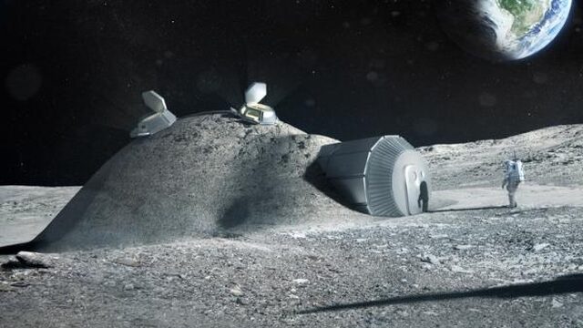 ESA werkt aan de eerste huizen op de maan