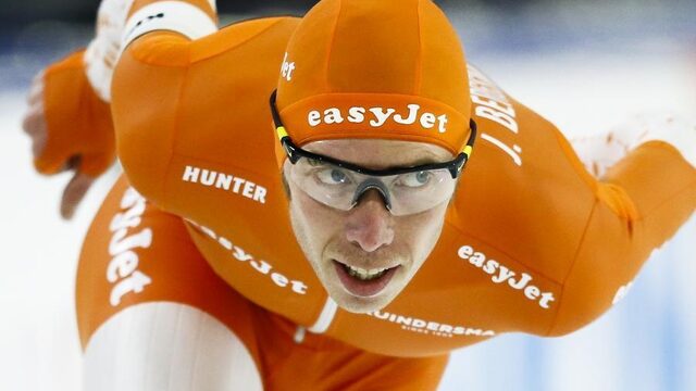 Jorrit Bergsma ontketend met derde tijd ooit op langste afstand