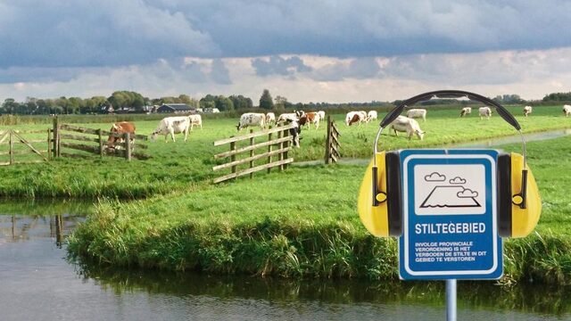 Het lawaaiigste stiltegebied, de Krimpenerwaard krijgt deze 'prijs'