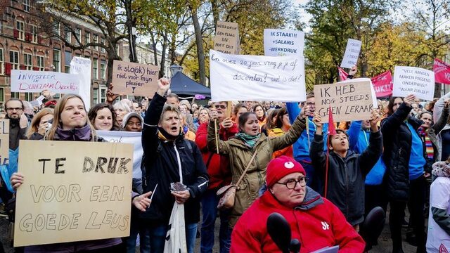 Stand.nl: Het is goed dat leraren voet bij stuk houden