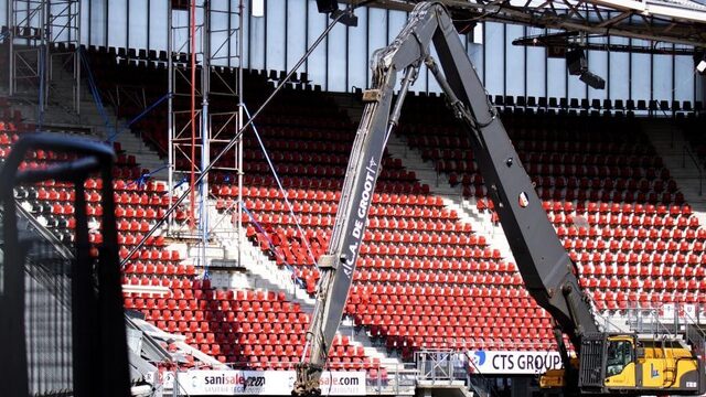 Dak stadion AZ was voor instorting al verzwakt