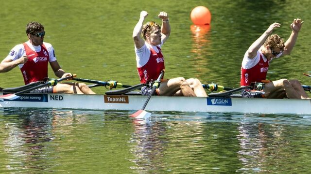 Dubbelvier met overmacht naar goud op WK roeien