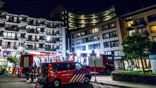 Ruim honderd aanleunwoningen ontruimd na brand