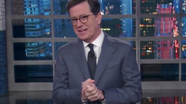 Stephen Colbert smeekt Trump: ‘Pak Spicer niet af'