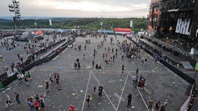 Terreurdreiging blijkt loos alarm: festival Rock am Ring gaat door