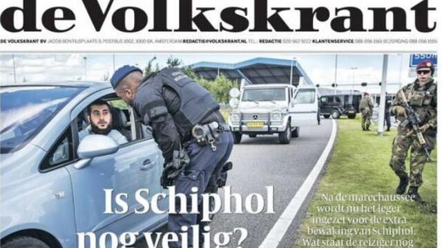 Mediaforum: Zit de Volkskrant fout met deze voorpagina?