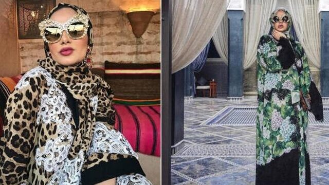 Rotterdamse vlogster Ruba Zai in hoofddoekreclame Dolce & Gabbana