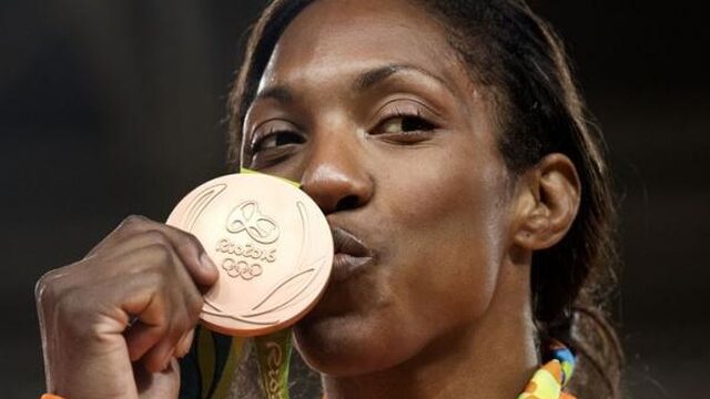 Won Anicka van Emden brons dankzij haar lichtbril?