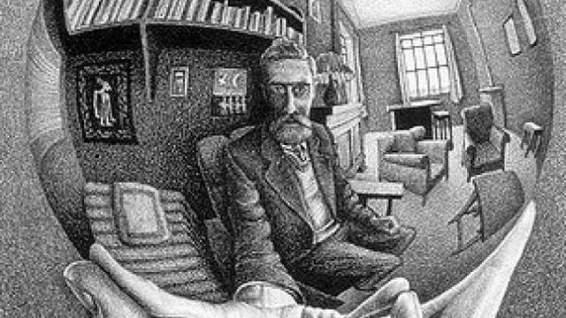 Close up van Escher maakt raadselachtige kunstenaar tastbaar