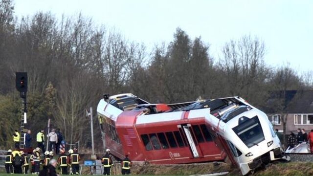 Trein ontspoord bij Winsum, meerdere gewonden