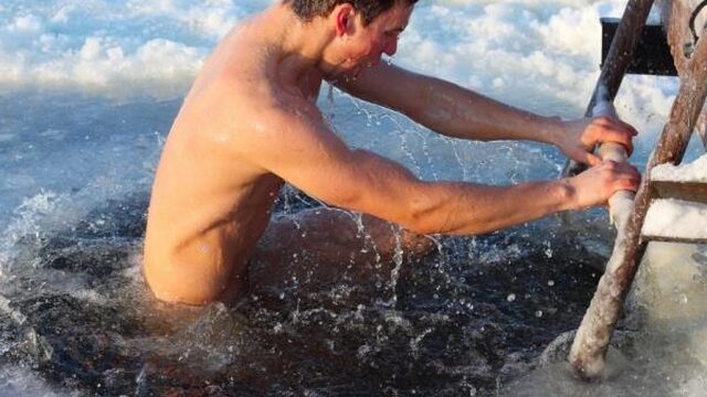 Sporters kunnen beter vóóraf een ijsbad nemen