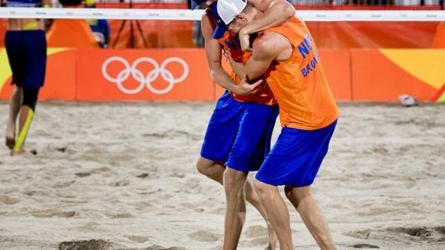 Historisch brons voor beachvolleyballers Brouwer en Meeuwsen