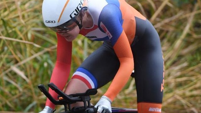 Brons voor Van der Breggen in de tijdrit