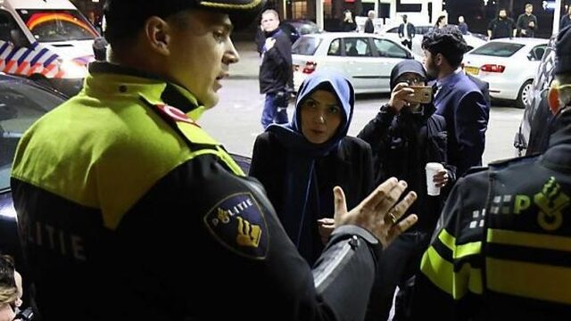 Rellen nadat Turkse minister Nederland is uitgezet