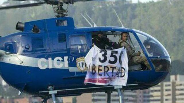 Overheidsgebouwen Venezuela aangevallen door helikopter
