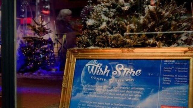Twee euro voor een wens in de wensenwinkel