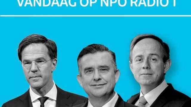 Lijsttrekkers vandaag voor het eerst met elkaar in debat op NPO Radio 1