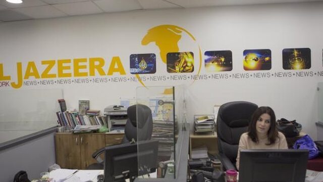 Al Jazeera werkt rustig door in het oog van de orkaan