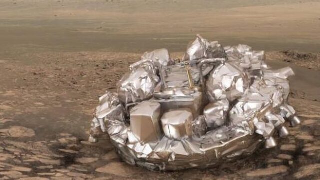 Marslander dacht er al te zijn en stortte neer