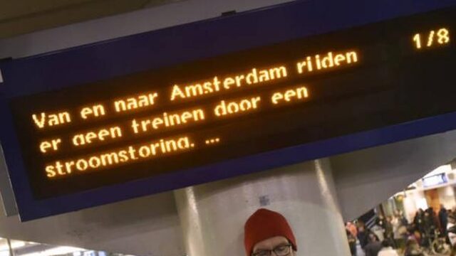 Stroomstoring voorbij, treinverkeer nog ontregeld