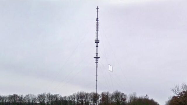 Storing zendmast in kop van Noord-Holland voorbij