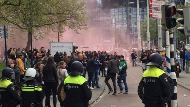 Coolsingel onrustig na nederlaag Feyenoord