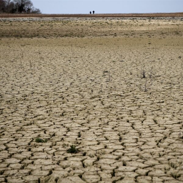 De bodem van de wereldwijde watervoorraad is in zicht