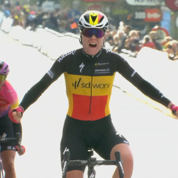 Belgisch kampioene Lotte Kopecky de beste in Ronde van Vlaanderen