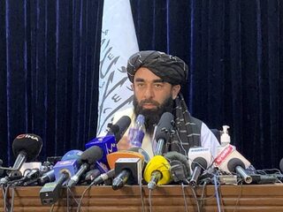 Taliban geven persconferentie na machtsovername Afghanistan