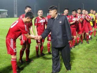 Kim Jong-Un gooit ook WK door de propagandamolen