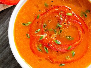 Recept voor overheerlijke paprika-pompoensoep