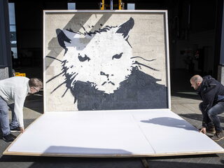 Banksy's street art onder de hamer: 'Vanuit zijn oogpunt is het schandalig'