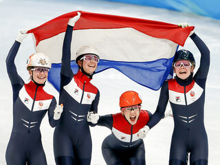 Goud voor Nederlandse shorttracksters op aflossing