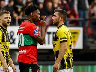 Omstreden doelpunt helpt Vitesse aan overwinning tegen NEC