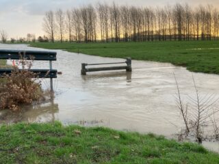 Waterpeil Linge dubbel zo hoog: dreiging van wateroverlast