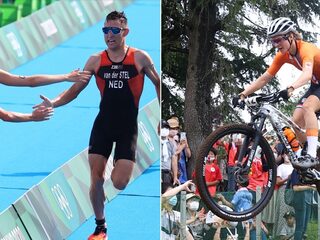 Triatleet Van der Stel en mountainbikester Tauber: 'Extra aandacht voor onze sport is goed'
