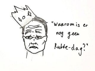 Student tekent spotprenten van Rutte tot de premier stopt