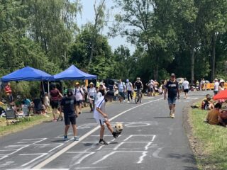 De spagaat op Puy de Dôme