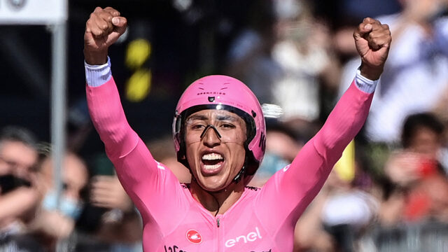 Bernal wint de Giro, teamgenoot Ganna de afsluitende tijdrit