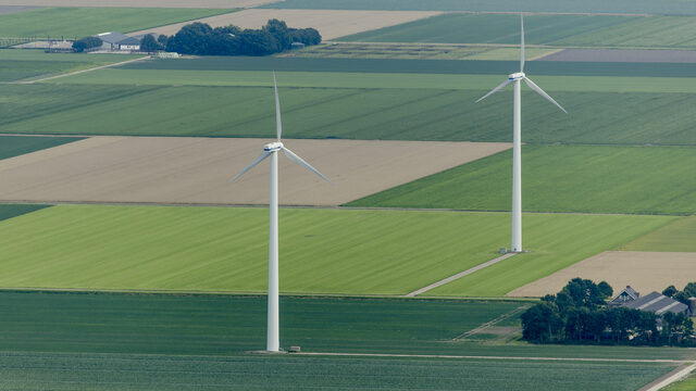 Meeste windenergie komt uit Flevoland