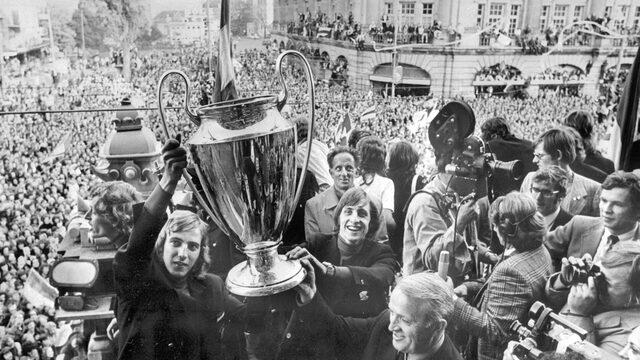 Botsende Michels en Keizer, met speelse Cruijff: zo won Ajax driemaal de Europa Cup